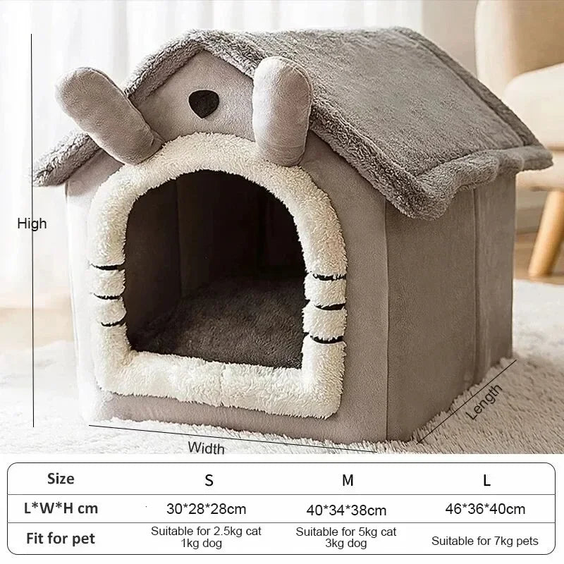 Cozy Indoor Pet Tent Bed For Small Dogs & Cats 🐱🏠