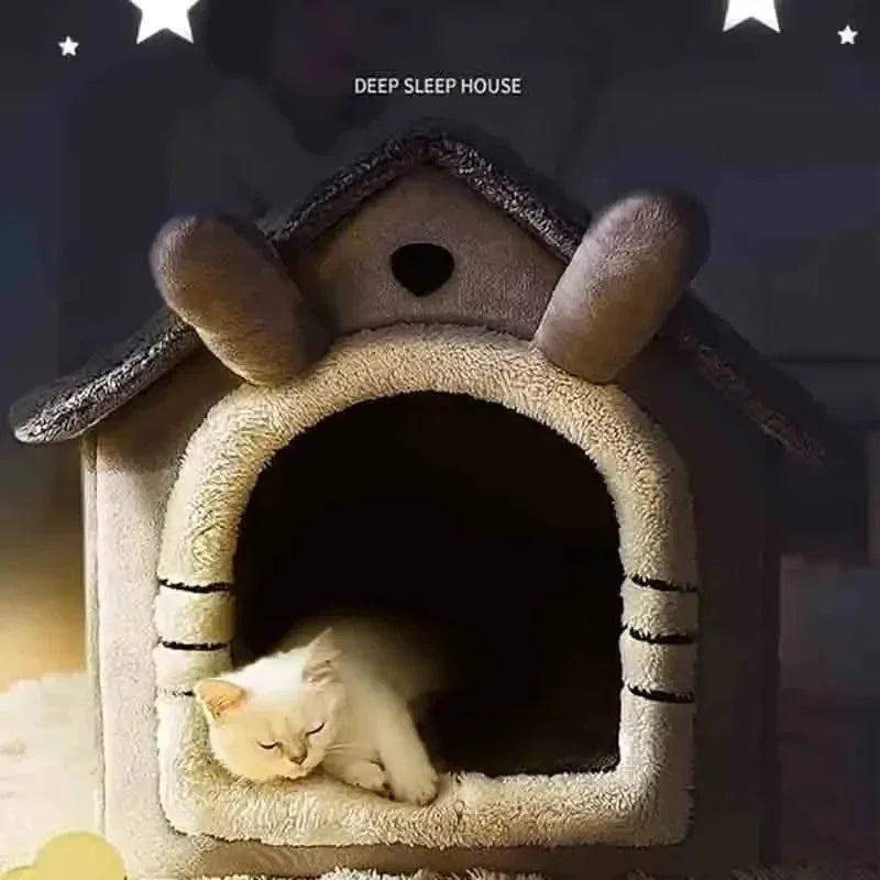 Cozy Indoor Pet Tent Bed For Small Dogs & Cats 🐱🏠