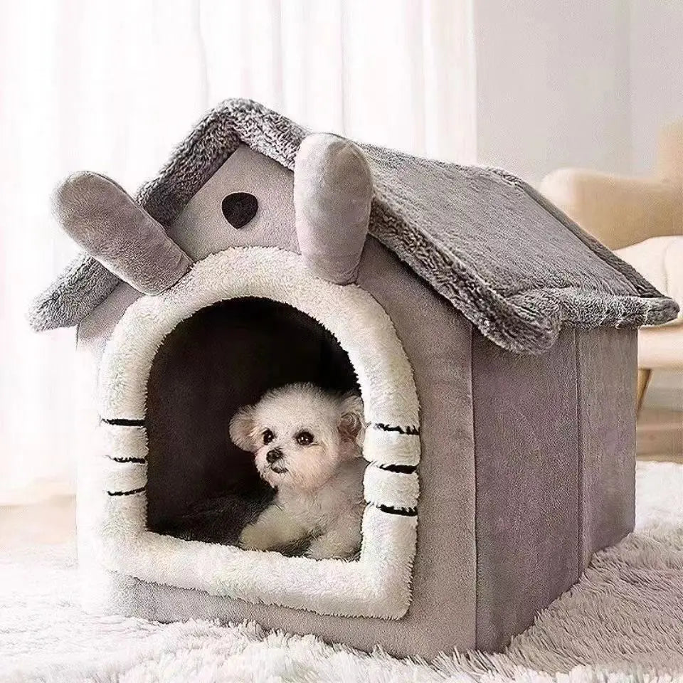 Cozy Indoor Pet Tent Bed For Small Dogs & Cats 🐱🏠
