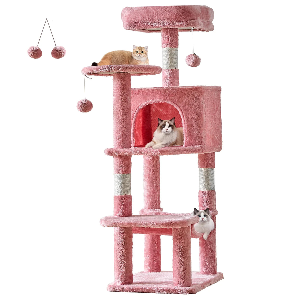 Multi-Level Cat Tree & Condo – Ultimate Play, Climb & Relax Tower for Cats 🐱🏠