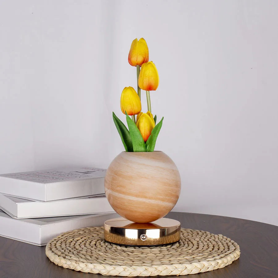 Dreamy Tulip Night Light – Elegant LED Flower Lamp for Cozy Room Decor 🌷✨