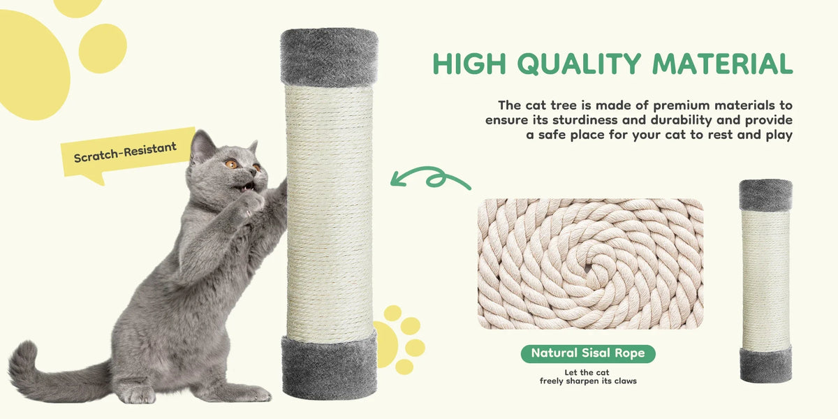 Multi-Level Cat Tree & Condo – Ultimate Play, Climb & Relax Tower for Cats 🐱🏠
