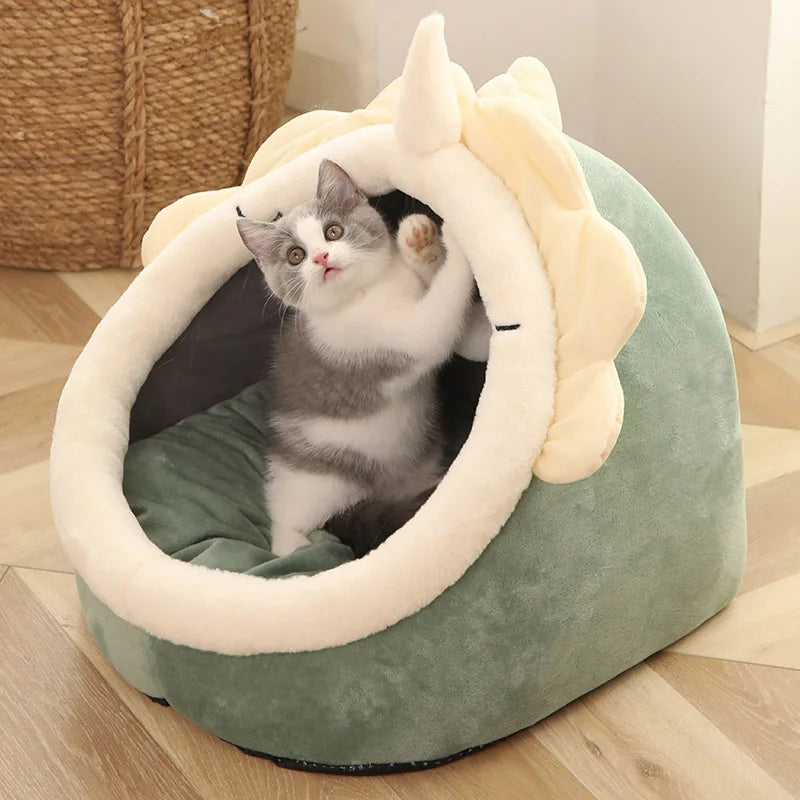 Cozy Cave Cat Bed 🐱🏠