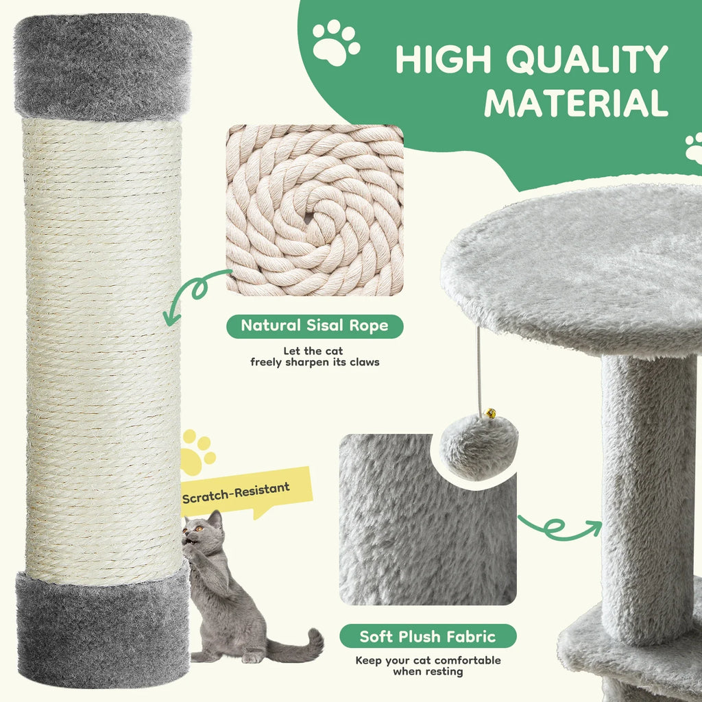 Multi-Level Cat Tree & Condo – Ultimate Play, Climb & Relax Tower for Cats 🐱🏠