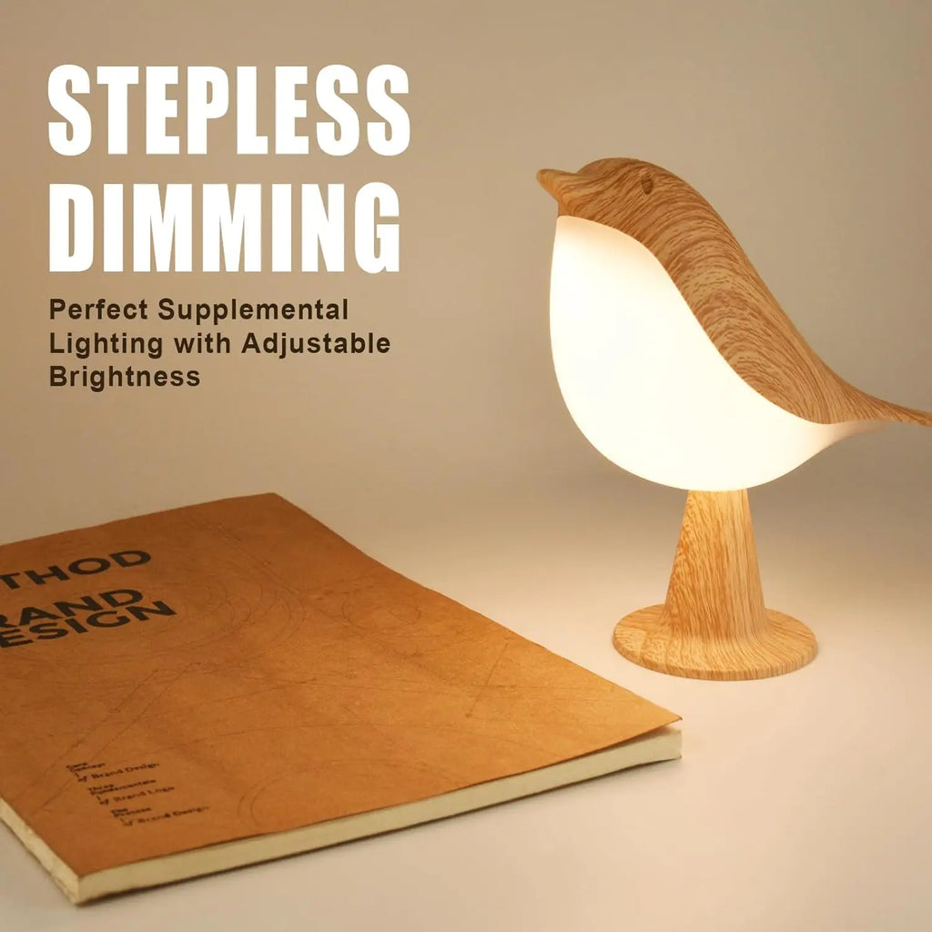 Wooden LED Bird Nightlight