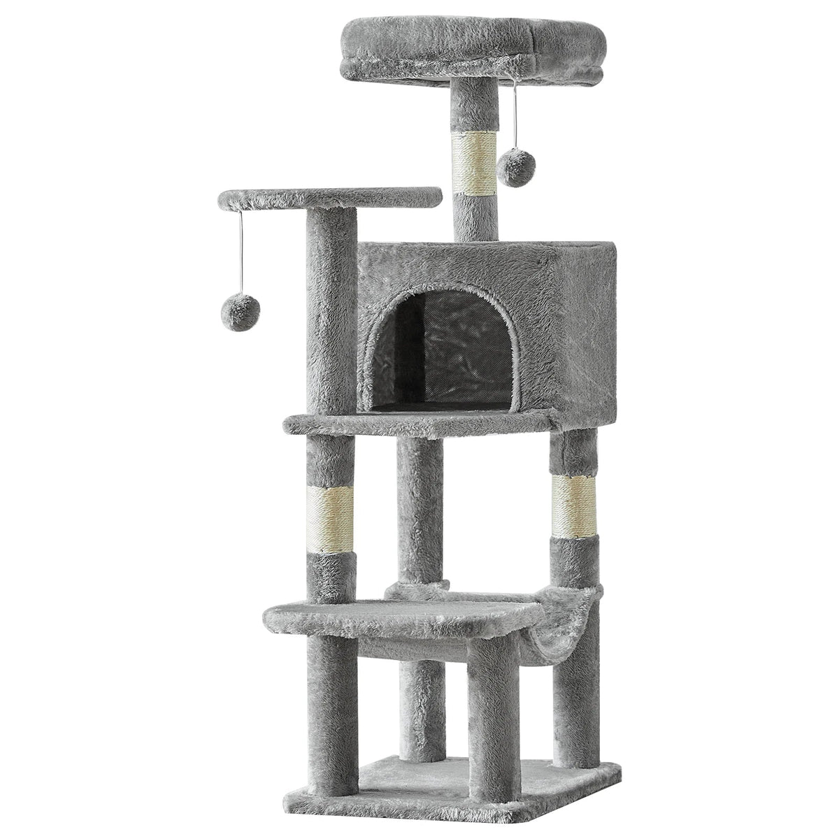 Multi-Level Cat Tree & Condo – Ultimate Play, Climb & Relax Tower for Cats 🐱🏠